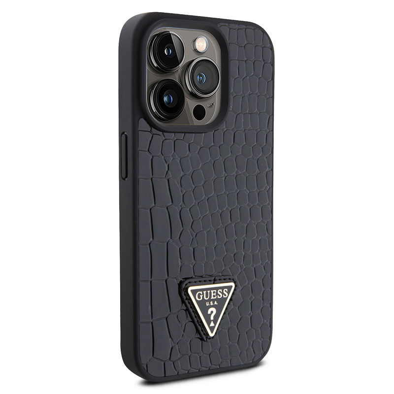 Coque Guess Croco Beige pour iPhone 13 Pro - Français